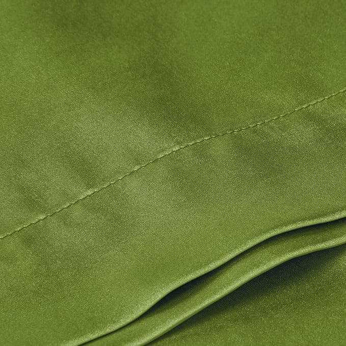 BEDELITE Satin Body Pillow Cover, Super Soft and Cooling Body Pillow Pillowcase for Hair and Skin, Breathable Silky Full Long Pillowcase Cover(20"x54", Cedar Green)