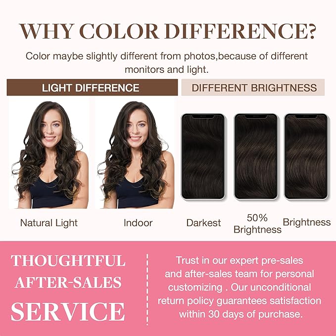 GOO GOO Clip in Hair Extensions Real Human Hair, Remy Human Hair Extensions Clip ins for Women, Natural Human Hair, 24inch 140g 7Pcs, #2A Light Brown