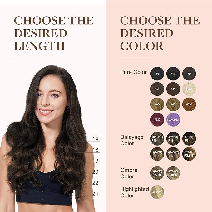 GOO GOO Clip in Hair Extensions Real Human Hair, Remy Human Hair Extensions Clip ins for Women, Natural Human Hair, 12inch 85g 7Pcs, 2A Light Brown
