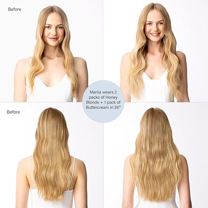Luxy Tape-In Hair Extension Collection 22", 50g, Platinum Pearl Blonde, 20 pieces