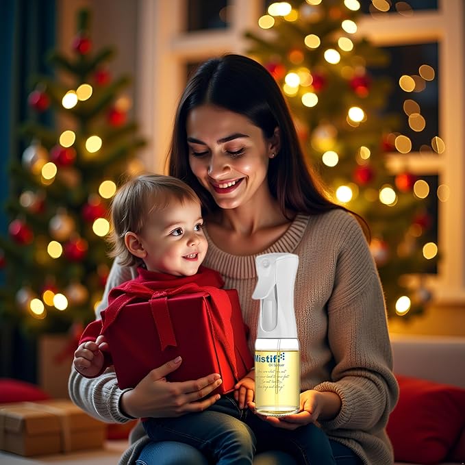Mistifi Oil Sprayer 150ml glass bottle. Upgraded Version.Fine Mist Spray Bottle for Air Fryer, Olive Oil, Avocado Oil, Healthy Nonstick Frying, Commercial & Home Kitchen Use (PS630)