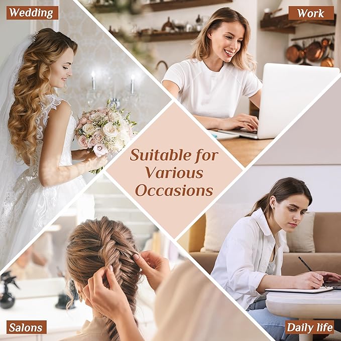 DF DUALFERV Bobby Pins, 500 Pcs Brown Blonde Black Hair, 2 Inch Premium, Secure Hold, Hair Pins for Women and Girls