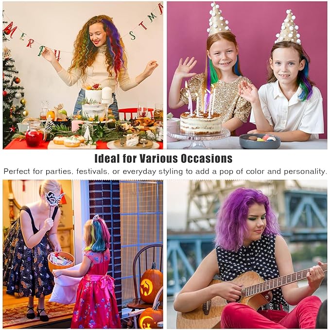 Temporary Hair Color Spray, White Hair Dye Pomades for Kids and Women-Perfect for Cosplay, Christmas, and Halloween Parties, Natural Washable Quick-Drying, One-Time Use in one wash (White, 120ml)
