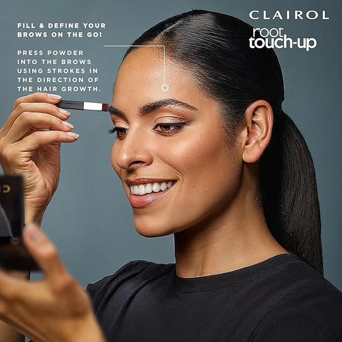 Clairol Root Touch-Up Temporary Concealing Powder, Medium Brown Hair Color, Pack of 1