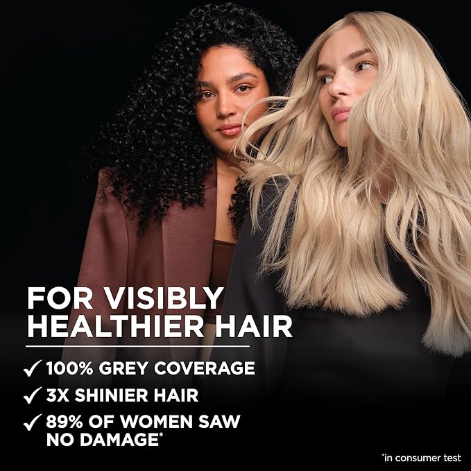 Garnier Hair Color Olia Ammonia-Free Brilliant Color Oil-Rich Permanent Hair Dye, 2.11 Platinum Black, 1 Count (Packaging May Vary)