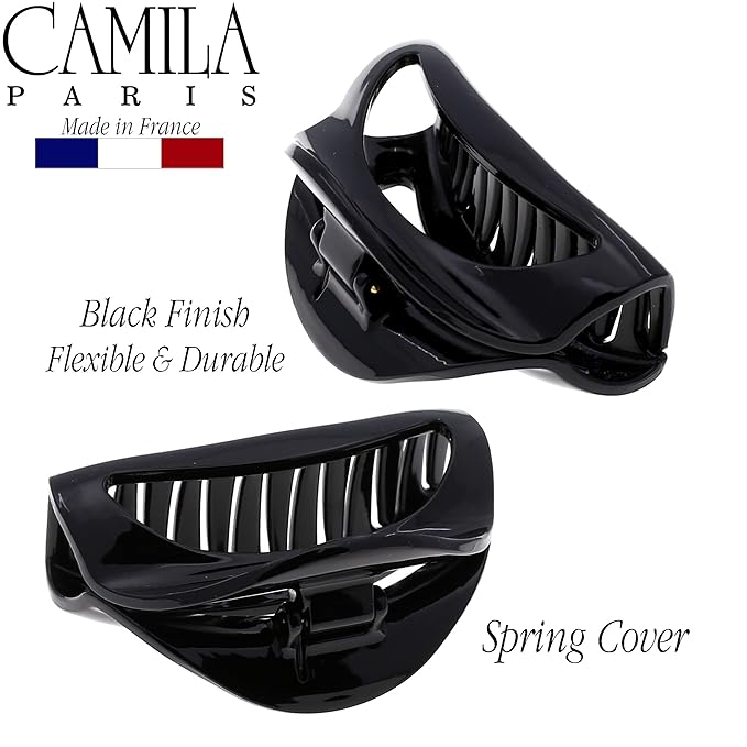 Camila Paris CP1564 French Hair Clip for Women With Thick, Long, Curly, or Wavy Hair - Girls Claw Jaw Clips, Durable Styling Big Clip, Strong Hold No Slip Grip, Made in France