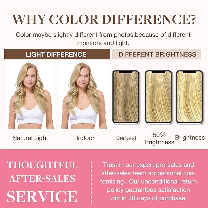 GOO GOO Clip in Hair Extensions Real Human Hair, Remy Human Hair Extensions Clip ins for Women, Natural Human Hair, 22inch 160g 7Pcs, #18D/22F Dirty Blonde Highlights