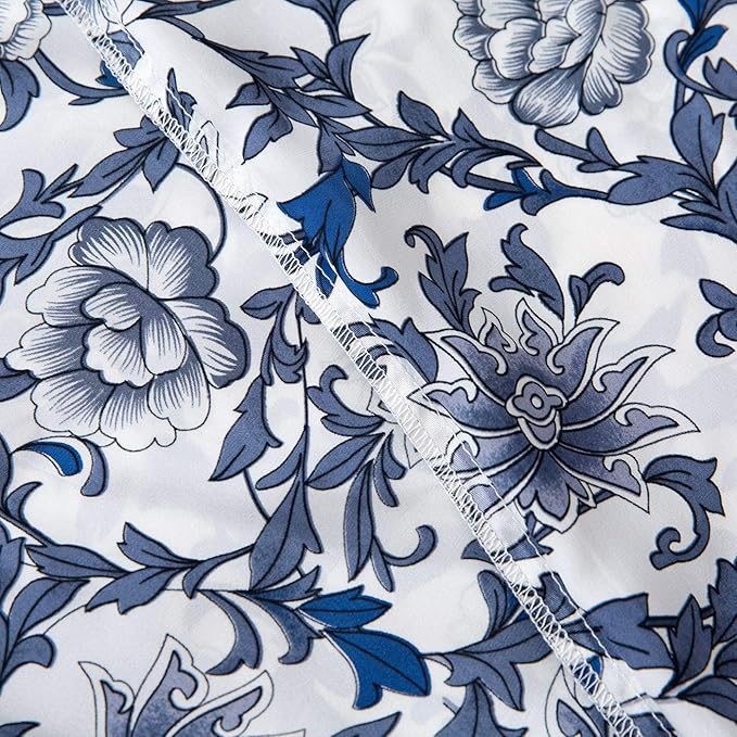 SLPBABY Silk Pillowcase for Hair and Skin with Hidden Zipper Print (Queen, Pattern13)