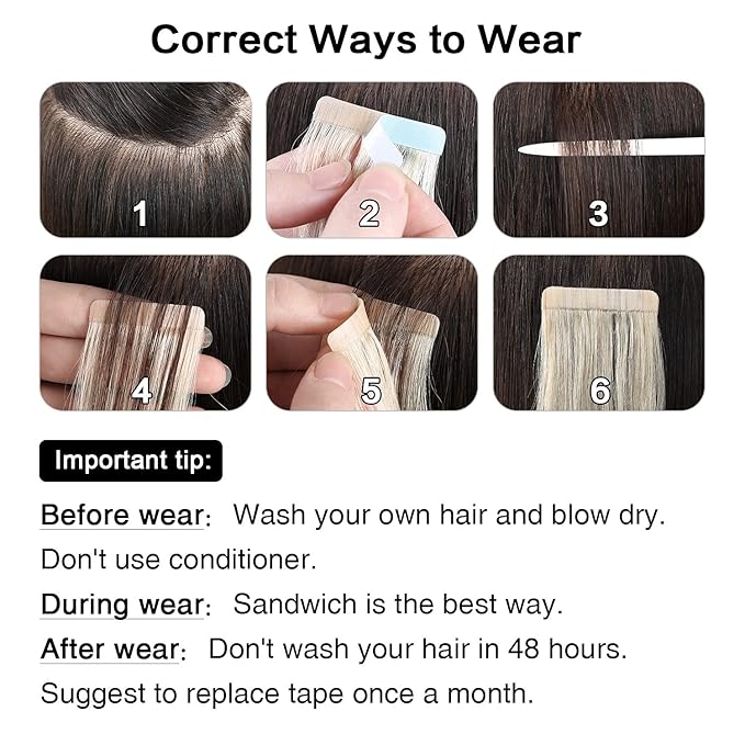 SUYYA Tape in Hair Extensions Human Hair Ombre Chocolate Brown to Caramel Blonde Remy Hair 18 inches 20pcs 50g/pack Straight Seamless Weft Tape in Human Hair Extensions Balayage(18 inch #P4/27/T4)