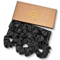 Lolalet Scrunchies for Women, Satin Hair Scrunchies Softer Than Silk Hair Ties for Hair Sleep, Big Scrunchy Ponytail Holder with Elastic Hair Bands for Girls Thick Thin Curly Hair -6 Pack, Style F