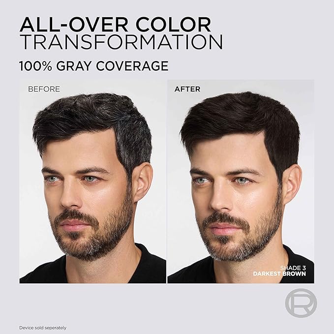 L'Oreal Paris Colorsonic Permanent Hair Dye Cartridge, Vibrant Hair Color for Root Touch Up, Gray Coverage or All Over Color in just 5 Minutes, 2 Soft Natural Black (Coloring Device Sold Separately)