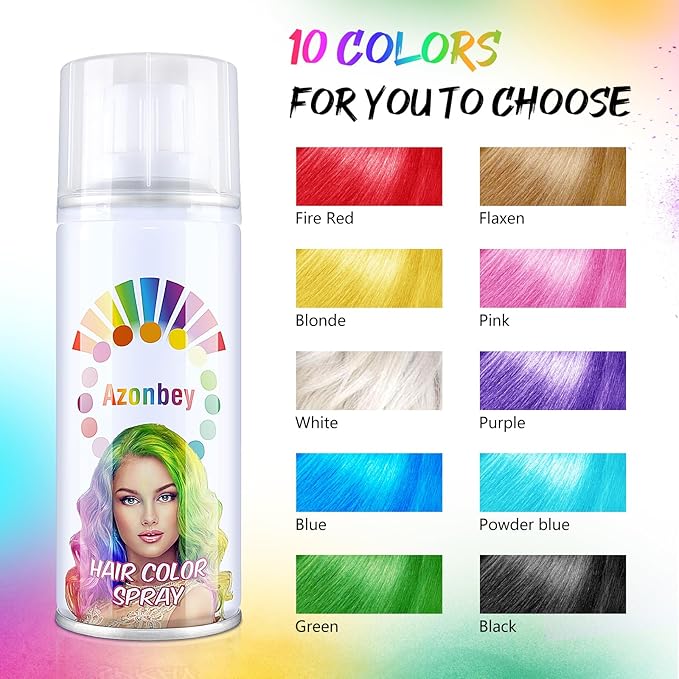 Halloween Hair Spray,Temporary Hair Color Spray for Women Kids Men,Washable Hairspray,Colored Hair Spray,Color Hairspray for Halloween,Party,Cosplay,Christmas Day (01Gray)