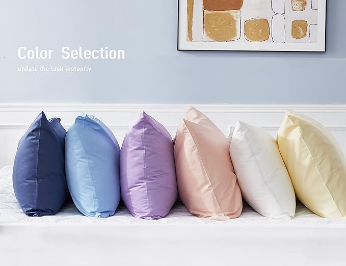 Sunflower Body Pillowcase 100% Cotton Long Pillow Cover/Case Envelope Closure 1 Pack, 21×54 inches Sandshell, Soft and Breathable