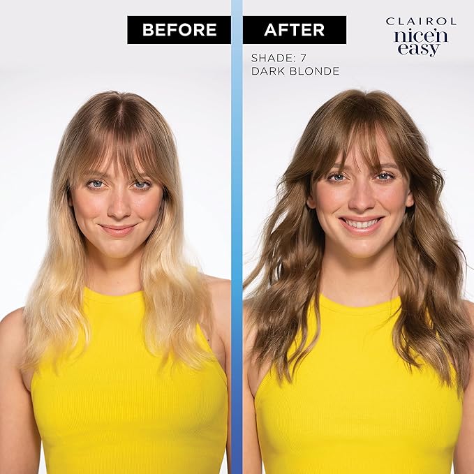 Clairol Nice'n Easy Permanent Hair Dye, 6 Light Brown Hair Color, Pack of 3