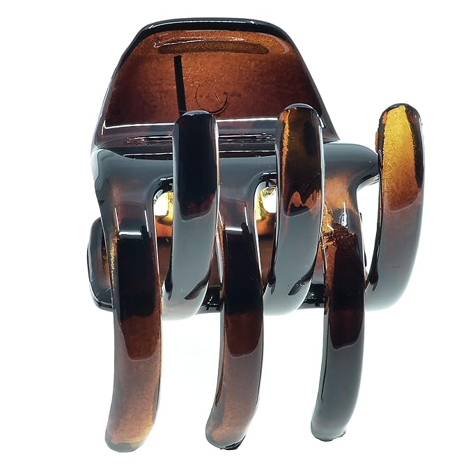 Camila Paris NV124 French Hair Clip for Women, Small 1 Piece Tortoise Girls Hair Claw Clips Jaw. Fashion Durable Styling Hair Accessories for Women, Strong Hold No Slip Grip, Made in France