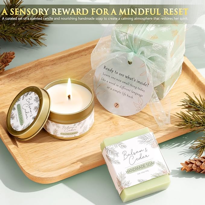 Christmas Gifts for Women & Teenage Girls, 10 Day Self Love Challenge to Unlock 10 Wrapped Spa Gift Baskets, Tween Teen Girl Trendy Stuff Bath Shower Sets Self Care Birthday Gifts Stocking Stuffers