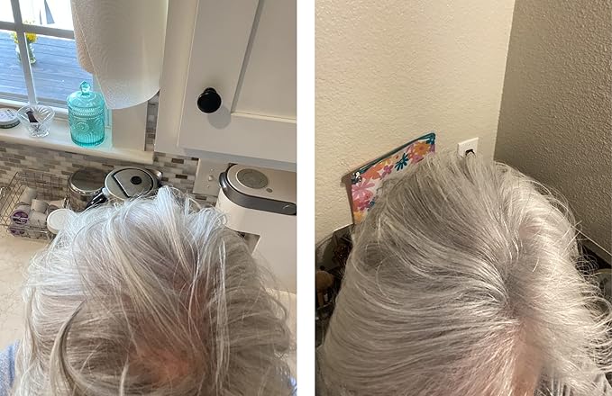 Hair Thickening Fibers. Cover Bald Spot and Thinning Hair Instantly. Make Thin Hair Look 10X Fuller. All-Natural Hair Building Fiber. Trial Size (10-Day Supply). Silver/White