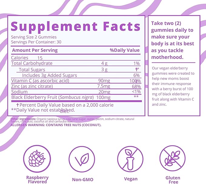 Baby Blues Postpartum Pack (Pack of 3) - Vitamin Kit for New Moms: Hair, Energy, and Immunity Support - Assorted Flavors - Non GMO, Gluten-Free Supplements