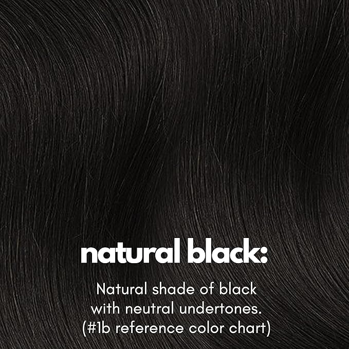 Irresistible Me Real Human Hair Extensions Clip Ins – 100% Human Hair Clip In Extensions for Length & Volume – Invisible Clip-In Extension – Heat Resistant & Dyeable – Natural Black, 24 Inches