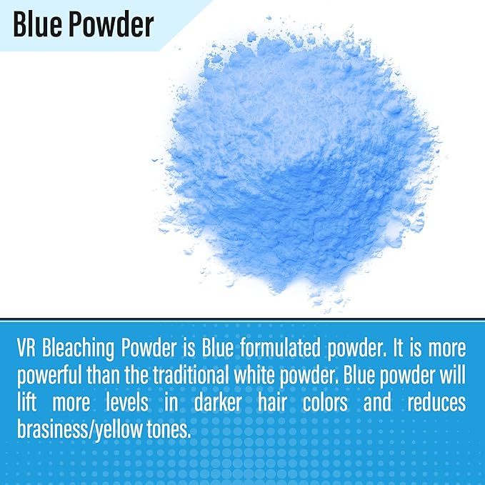 Hair Bleaching Powder for Dark Hair Lightening Blonde Hair Salon Quality Safe at Home (1.05 oz (pack of 2))