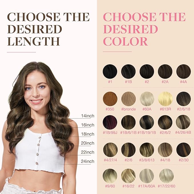 GOO GOO Tape in Hair Extensions Human Hair, 2C/4E/6C Brown Sugar Swirl Highlights, 10inch 30g 20pcs, Skin Weft Seamless Invisible, Silky Straight with Thick Ends, Remy Human Hair