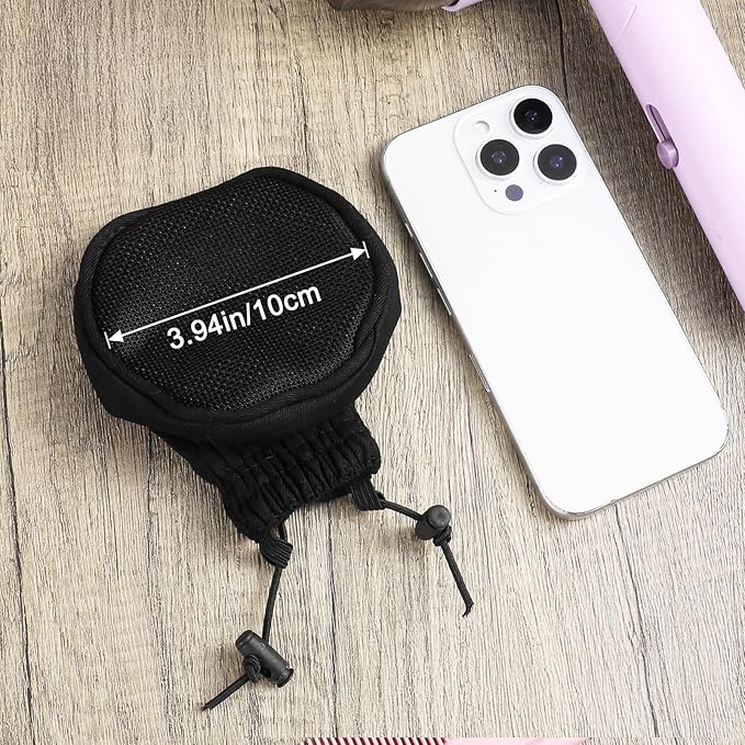 Hair Dryer Diffuser, Double-Layer Nylon Hair Dryer Sock Cover for Curly, Foldable Travel Diffuser Dryers Attachment, Soft, Heat-Resistant, Flexible, Reusable Diffusers Attachment