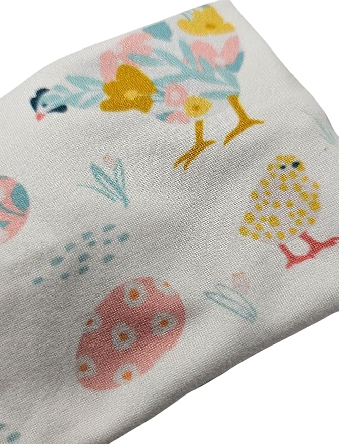 Soft Stretchy Headband, 3-in-1 Versatile Twist Style, One-Piece (Spring Chicken, Adult)