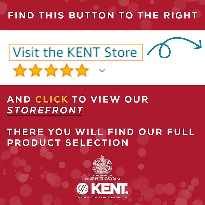 Kent 21T Large Hair Detangling Comb, Double Wide Tooth Comb for Curly Wavy Hair, Detangler for Wet and Dry Hairs, Saw-Cut, Handmade Kent Combs