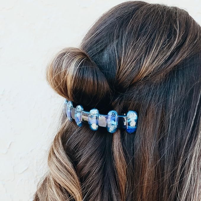 Camila Paris CP3302 French Hair Barrette Clip for Girls for Thick Curly Wavy Long Hair, Strong Hold Grip Hair Clips for Women, Automatic, No Slip Durable Styling Girls Hair Accessories, Made in France