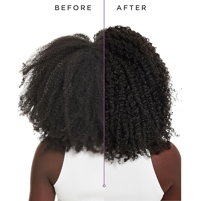 Carol's Daughter Black Vanilla Leave In Conditioner for Curly, Wavy or Natural Hair, Moisturizing Hair Care for Dry, Dull or Brittle Split Ends, 8 Fl Oz