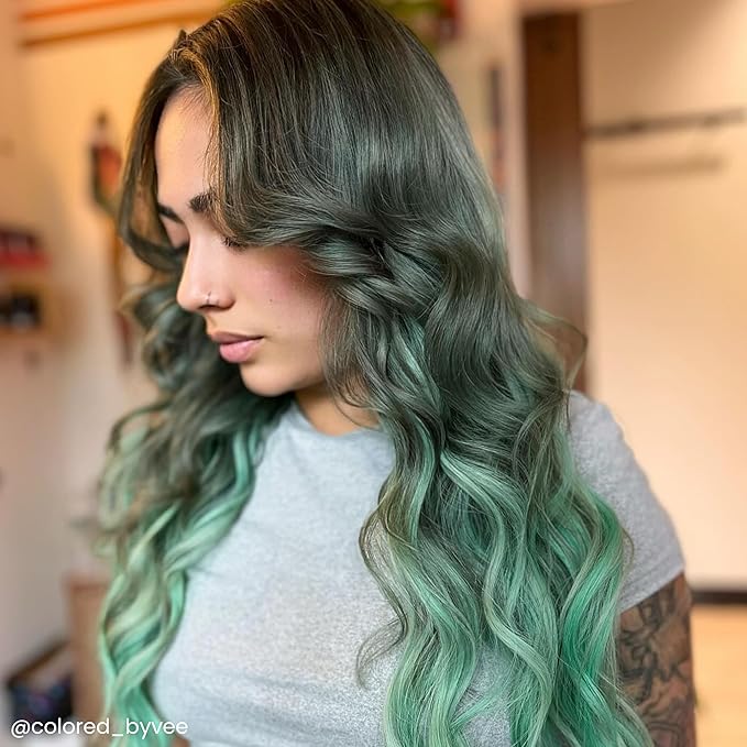 Arctic Fox Semi-Permanent Hair Dye, Vegan & Cruelty-Free, Pastel Mint Green, Ammonia-Free, Conditioning Color, Pistachio Macaron, 8 Fl Oz (Pack of 2)