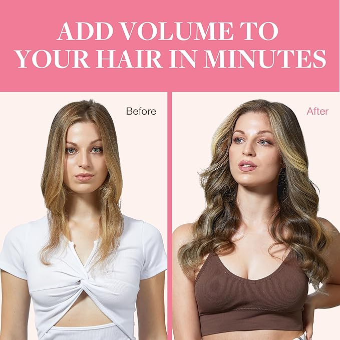 GOO GOO Clip in Hair Extensions Real Human Hair, Remy Human Hair Extensions Clip ins for Women, Natural Human Hair, 22inch 150g 9Pcs, 2/6/18 Balayage Brown to Dirty Blonde
