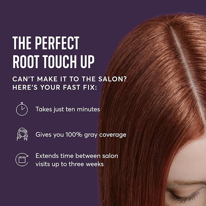 Madison Reed Root Perfection Permanent Root Touch Up, Red 6R Pesaro, 10 Minutes for 100% Gray Root Coverage, Ammonia-Free Hair Dye, Two Applications