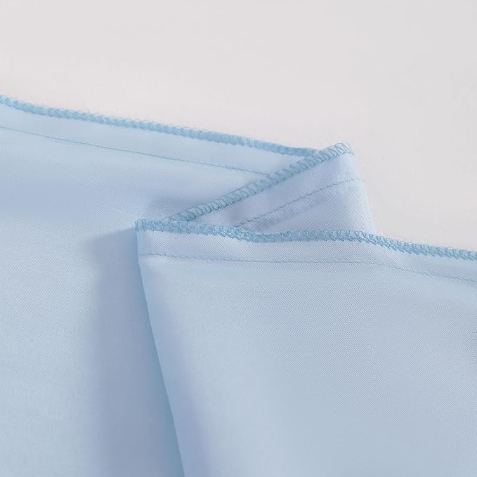 NTBAY 12 Pack Satin King Pillowcases for Hair and Skin, Luxurious and Silky Pillow Cases with Envelope Closure, 20 x 36 Inches, Aqua