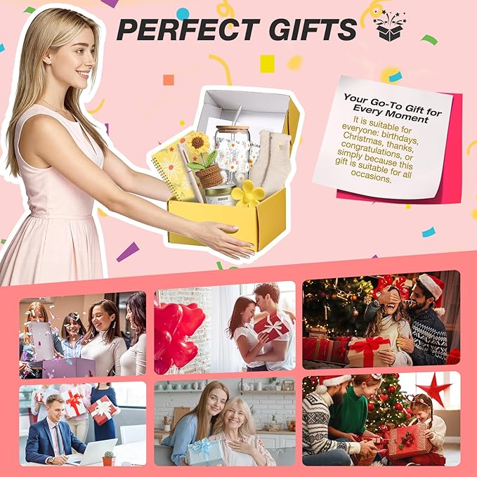 Eirunyx Birthday Gifts for Teen Girls Women, Teen Girl Gifts,Happy Birthday Gift Box For Girl, Women,Friend, Daughter, Niece, Granddaughter,Sister
