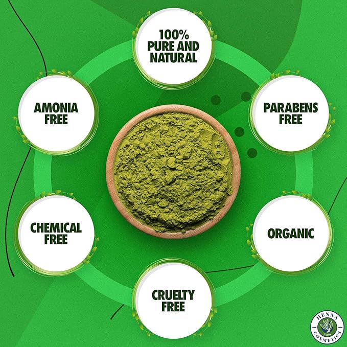 Henna Hair Color, Neutral Henna Powder for Hair Growth 100 Grams, Cassia Obovata Powder, Organic, Dye Free