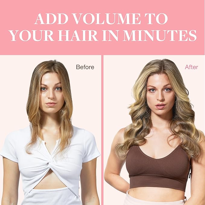 GOO GOO Clip in Hair Extensions Real Human Hair, Remy Human Hair Extensions Clip ins for Women, Natural Human Hair, 20inch 120g 7Pcs, 5A/90/16F Bahamian Balayage