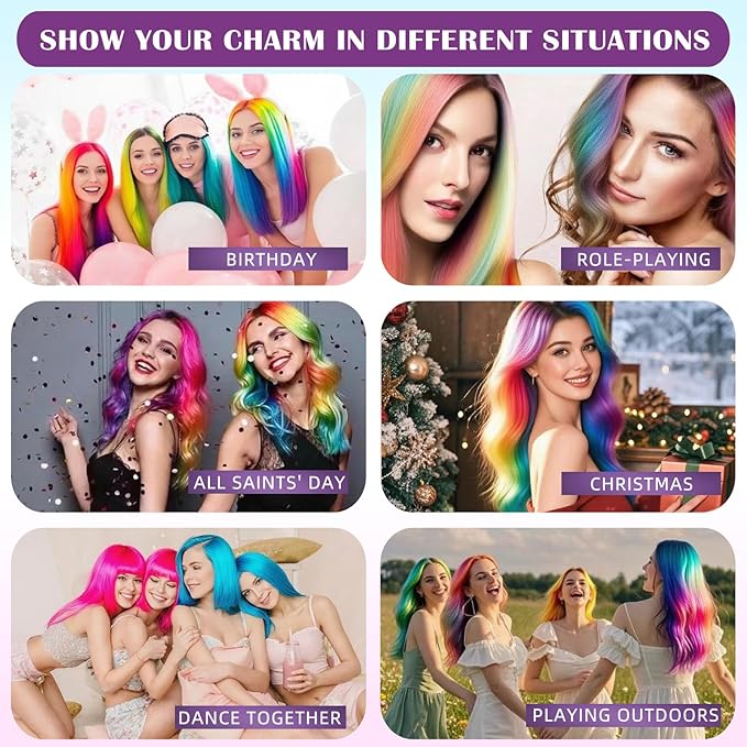 Gray Hair Spray, Temporary Hair Color Spray For Kids Women Men, Hair Dye Washable Temporary Hair Color Wax, One-Time Use Color Hair Spray for Crazy Hair Day, Halloween Christmas Cosplay Party (Gray)