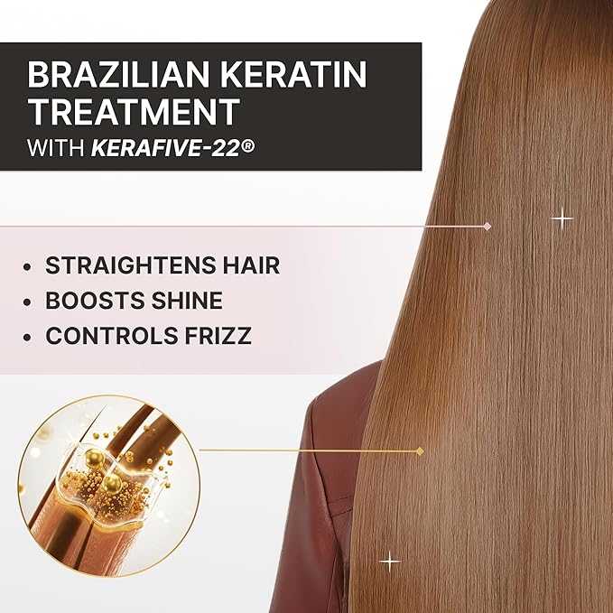 Fashion Gold Keratin Hair Treatment (Up to 3 USES per Bottle), Hair Botox Treatment, At Home Keratin Treatment, Keratina para Alisar el Pelo, Alisado Brasileño, Alisados organicos SIN FORMOL, 150g