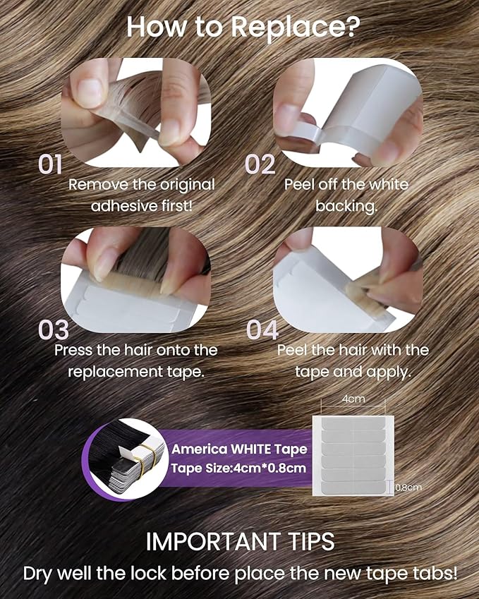 LaaVoo Tape in Hair Extensions Human Hair Real Hair Extensions Tape in 24 Inch Ombre Black to Brown Mix Caramel Blonde Human Hair 40pcs/100g