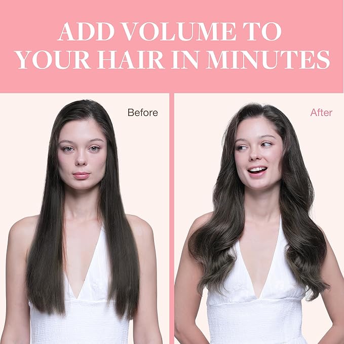 GOO GOO Clip in Hair Extensions Real Human Hair, Remy Human Hair Extensions Clip ins for Women, Natural Human Hair, 14inch 120g 7Pcs, 1C Mocha Brown