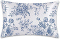 Satin Pillowcase 1 Pack-Blue Flowers Peonies Roses Silky Pillow Cover for Hair and Skin,Standard Size 20x26 Inch Soft Cooling Printed Pillow Cases with Hidden Zipper,Gifts for Women Men