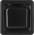 NO-PEST VENT, Exclusive Dual Door Dryer Vent Cover Outdoor 4 inch, Made in USA w Highest UV Resistant Plastic in any Outdoor Vent Cover, No Lint Collecting Screen (Onyx, 4” Metal Vent With Duct Tube)