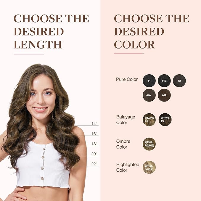 GOO GOO Clip in Hair Extensions Real Human Hair, Remy Human Hair Extensions Clip ins for Women, Natural Human Hair, 18inch 110g 7Pcs, 2C/4E/6C Brown Sugar Swirl Highlights