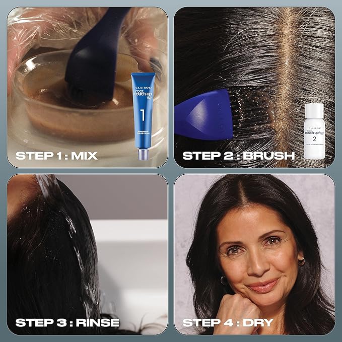 Clairol Root Touch-Up by Nice'n Easy Permanent Hair Dye, 7 Dark Blonde Hair Color, Pack of 2