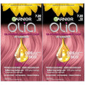 Garnier Hair Color Olia Ammonia-Free Brilliant Color Oil-Rich Permanent Hair Dye, 7.20 Dark Rose Quartz, 2 Count (Packaging May Vary)