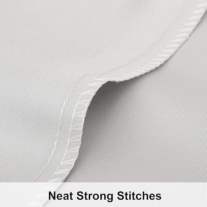 NTBAY 2 Pack Satin Queen Pillowcases for Hair and Skin, Luxurious and Silky Pillow Cases with Envelope Closure, 20x30 Inches, Silver Grey