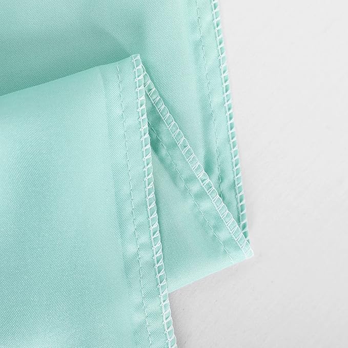NTBAY Satin Body Pillowcase for Hair and Skin, Luxurious and Silky Pillow case with Envelope Closure, 20x54 Inches, Light Blue
