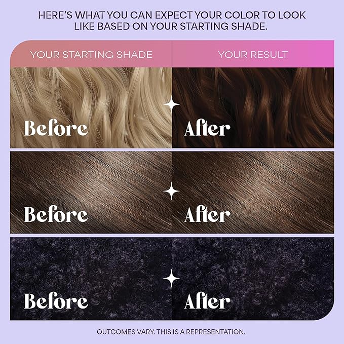 Hally Hair Color Cloud Hair Dye (Cola Coaster) - Demi-Permanent Foam Hair Color for Women & Men - Mess-Free & Long-Lasting Hair Dye Kit, Hair Coloring Products Wash Out in 4-6 Weeks, Vegan