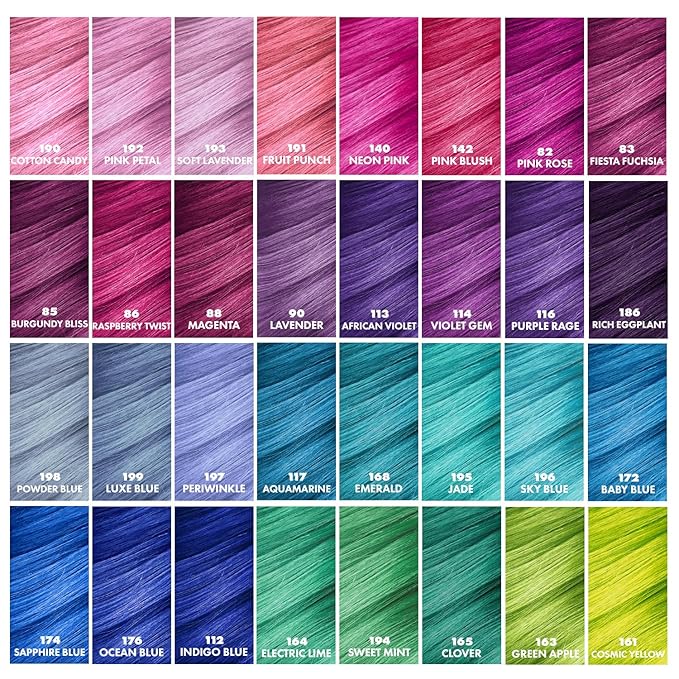 Adore Semi Permanent Hair Color (083 Fiesta Fuchsia) | Vegan & Cruelty-Free Pink Hair Dye | No Ammonia, No Peroxide, No Alcohol | 4 Fl Oz Each (Pack of 2)